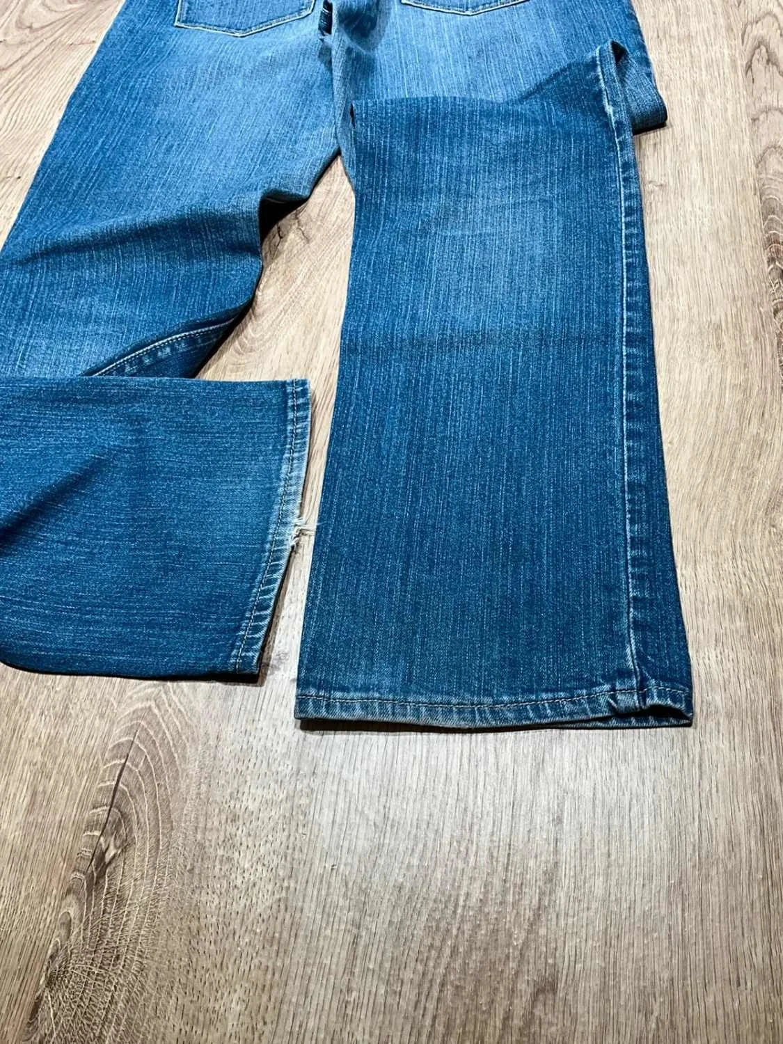 Jean Levi's Demi Curve Straight Leg Taille 8/29 Prepy Coton Bleu Lvf 002 – photo 7